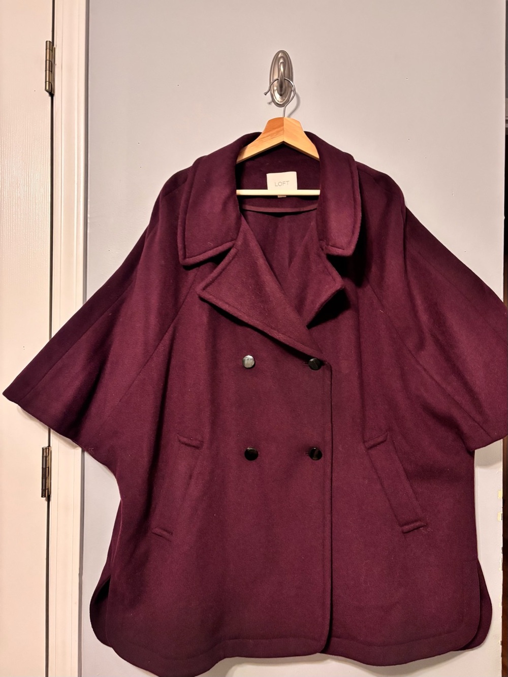 LOFT Cape in Purple Like New